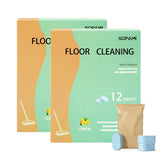 SOPAMI multi-effect floor cleaning tablets 24 Counts Lemon Scent