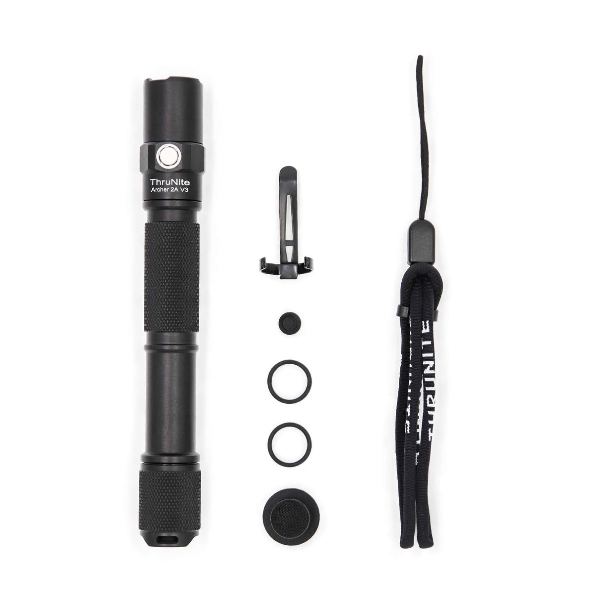 ThruNite Archer 2A V3 LED Flashlight, High Lumens AA Flashlight, IPX8 Waterproof Dual Switch Bright Flashlight for Hiking Emergency Power Outage - Cool White
