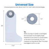 COMFYTHERA Large Waterproof Leg Cast Cover for Shower Foot Wound Protector Bath Adult Watertight Cast Bag Showering for Surgery Leg, Ankle, Burns Reusable Keeps Wounds Dry (C-Long Leg)