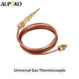 Aupoko Universal Gas Thermocouple, 27.5" Direct Vent Fireplace Thermocouple Flame Failure for BBQ Grill, Firepit, Fireplace