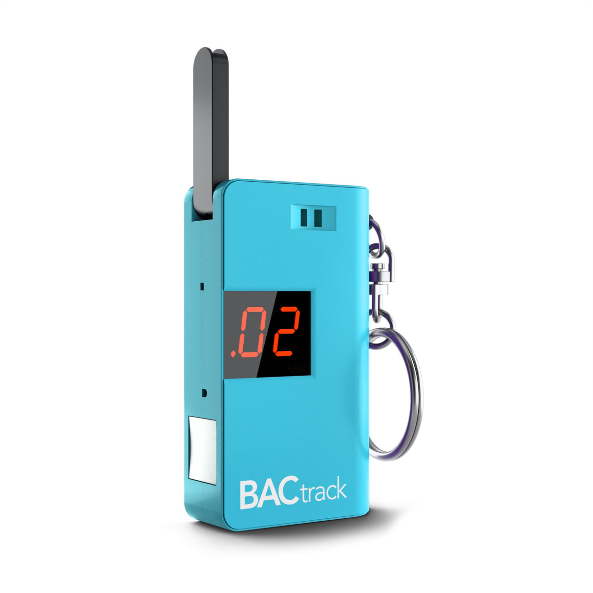 BACtrack Keychain Breathalyzer (Blue) | Ultra-Portable Pocket Keyring Alcohol Tester for Personal Use