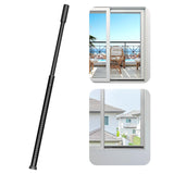 AceMining Sliding Door Security Bar,Heavy Duty Sliding Patio Door Lock Bar, 20-50inch Adjustable Multi-use Window Security Bars, Sliding Door Stopper,Black,1Pack