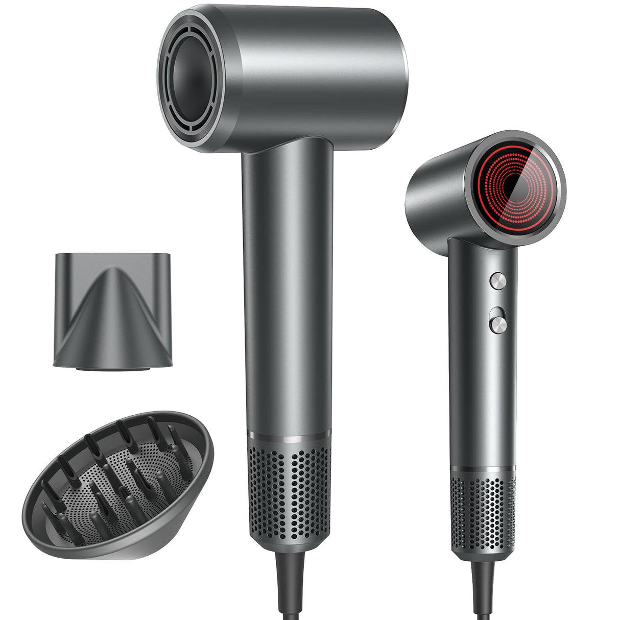 Hair Dryer, Professional Ionic Hair Dryer for Fast Drying, High Speed Hair Blow Dryer with Diffuser for Home Salon Travel, Constant Temperature Hair Care Without Hair Damage