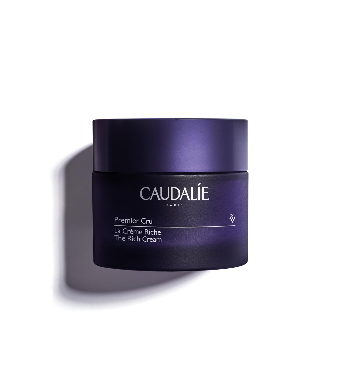 Caudalie Premier Cru The Rich Cream, Skin Barrier Repairing Rich Moisturizer with Ceramides, Refillable Jar - 50 ml
