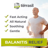terrasil Balanitis Soap for Men, Soothing Care and Relief from Balanitis Symptoms: Irritation, Itch, Redness and Inflammation. Natural, Dermatologist tested & Hypoallergenic Soap Approved, 75g (3pk)