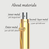YIKOXI 4 Pcs 14k Gold Filled Rings for Women Non Tarnish Wedding Bands Stacking Rings for Women Titanium Steel CZ Simulated Diamond Knuckle Ring Set (4pcs Gold Rings, 7)