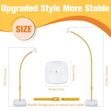 Bazen Balloon Arch Stand Kits Gold 8.2FT&5FT Half Arch Backdrop Stand