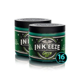 INK-EEZE Green Tattoo Ointment Bundle 2-Pack, For Artists and Aftercare, Vegan, Cruelty Free, Made in USA, 2-Pack 16oz Jars