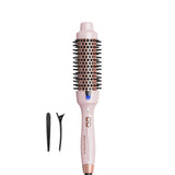 Wavytalk Updated Version Thermal Brush, 1.5 Inch Negative Ion Blowout Express Thermal Round Brush Creates Salon-Quality Blowouts, lonic Frizz Reduction Makes Hair Shinier & Smoother (Millennial Pink)