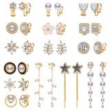 Jannisa 15 Pairs Clip on Earrings Set for Women Teens