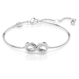Swarovski Hyperbola Bracelet, Clear Infinity Motif Adorned with a Pavé of Crystals in a Rhodium-Finished Setting, Part of the Hyperbola Collection