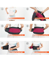 0.5mm Ultra Thin Back Brace with 3D Lumbar Pad, Seamless Yoga Fabric, Lightweight Back Brace for Lower Back Pain Women Men, Sciatica, Posture, Back Support Brace for Wearing Under Clothes