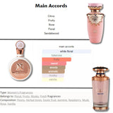 Lattafa 3-Piece Set for Women, (3.4 Haya Oz Eau De Parfum Spray + 3.4 Fakhar Oz Eau De Parfum Spray + 3.4 Mayar Oz Eau De Parfum Spray)