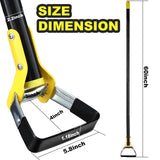 Bird Twig Garden Hoe for Weeding - Sharp Push Pull Blade,Stainless Steel Stirrup Weeder Hoe, 30-54 Inch Adjustable, Stand Up Loop Weed Hoe Tool for Women Seniors