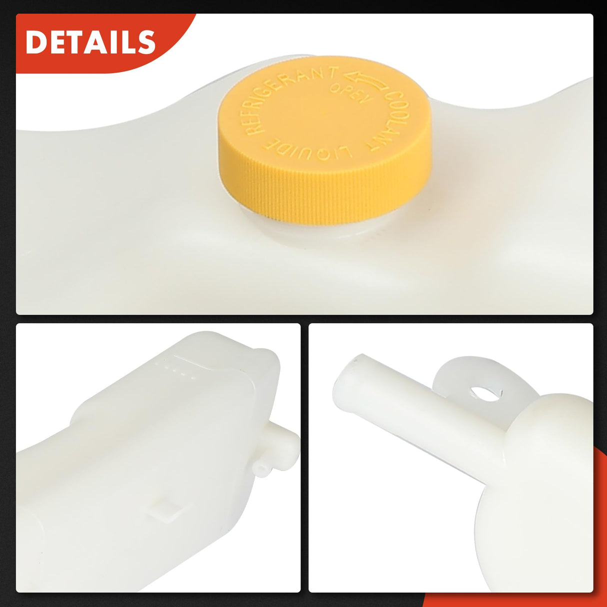 A-Premium Engine Coolant Overflow Recovery Reservoir Tank Compatible with Nissan Urvan 2002-2009, Replaces# 21710VW010