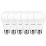 Lepro Dimmable LED Light Bulbs 100 Watt Equivalent, 14W 1500LM Daylight White 5000K, A19 E26 Standard Medium Base, UL FCC Listed, 15000 Hour Lifetime, 6 Pcs