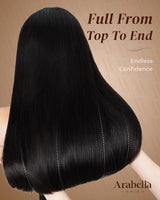 Arabella Hair 5x6 Glueless Wigs Human Hair Pre Plucked Pre Cut 230% Density Glueless Wigs 100% Human Hair 12a Pre Plucked Bleached Knots Straight Wig Human hair (18inch, 5X6 Straight Wig)