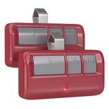 2 for Chamberlain LiftMaster Craftsman Garage Door Opener Remote 893LM 893Max 971LM Universal, Red