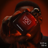 Armani Beauty - Stronger With You - Parfum - Cologne for Men - Woody & Ambery Fragrance - Rum, Bergamot, Lavendar, Cedarwood, and Vanilla Notes - 3.4 Fl Oz