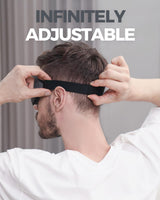 MZOO Luxury Sleep Mask for Back, Side Sleeper, Complete Light Blocking Sleeping Eye Mask Night Blindfold, 3D Zero Pressure & Spacious for Lash Extensions, Breathable Soft Eye Cover Flight Nap Travel