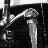 Generic Head Spa Waterfall Shower Head for Shampoo Sink Water Spa&Salon Care Adjustable Black, Silver