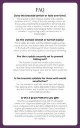 Leafael Infinity Love Heart Gift Bracelet for Women, March & December Birthstone Crystal, Light Sapphire Blue, Silver Tone Birthday Jewelry for Her, Mom, and Wife, 7-inch Chain and 2-inch Extender