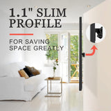 Auoace No Stud TV Wall Mount, Studless Drywall TV Hanger for 12-55 Inch TVs