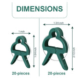 Yinghezu 120 Pcs Plant Support Clips,Tomato Plant Clips 2 Sizes in one Pack