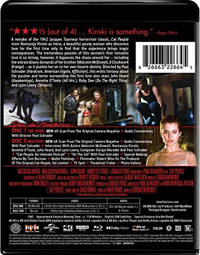 Cat People (1982) - Collector's Edition 4K Ultra HD + Blu-ray [4K UHD]