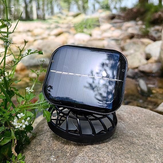 Solar Fan Hat Wide Brim Solar Fan Hat Outdoor Wide Brim Sun Hat with 2 Solar Fan Fishing Hat - Removable & USB Charging Fan