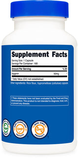 Nutricost Apigenin 50mg, 180 Capsules - Non-GMO, Gluten Free, Vegan