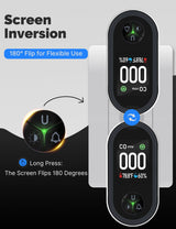 3IN1 Carbon Monoxide Detector Combination Plug in, CO Monitor with Temperature Humidity Sensor Built-in, Alarm Sound Warning for Kitchen/Garage/Fireplace/RV