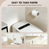 Bathroom Accessories Towel Bar Set: 20 Pieces Brushed Nickel Square Bathroom Hardware SUS304 Stainless Steel - Wall Mounted Towel Rack&Toilet Paper Holder&Towel Ring and Towel Hook