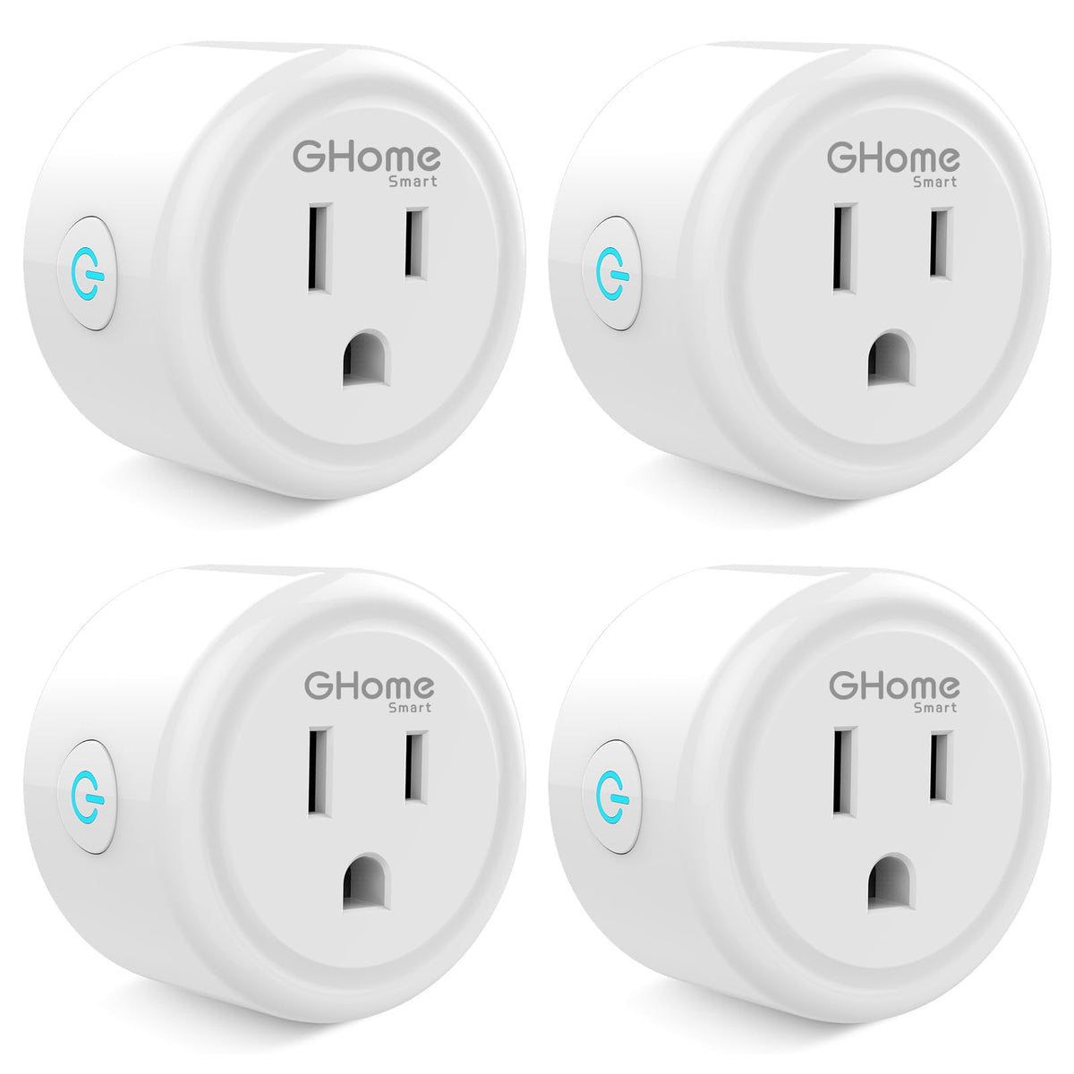 GHome Smart Plug Mini, WiFi Smart Outlet Plug Works with Alexa and Goo ...