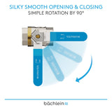 Bächlein Universal Ball Valve - Brass Ball Valve with Lever Handle and 1 Inch Female Thread on Both Sides - Full Bore Shut-Off Valve