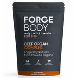 KXVUDE Forgebody Beef Organ Complex Capsules, Grass Fed & Pasture Raised - Total Body Wellness & Performance, Immune Support, Gluten-Free, Non-GMO, 60 Count (1)