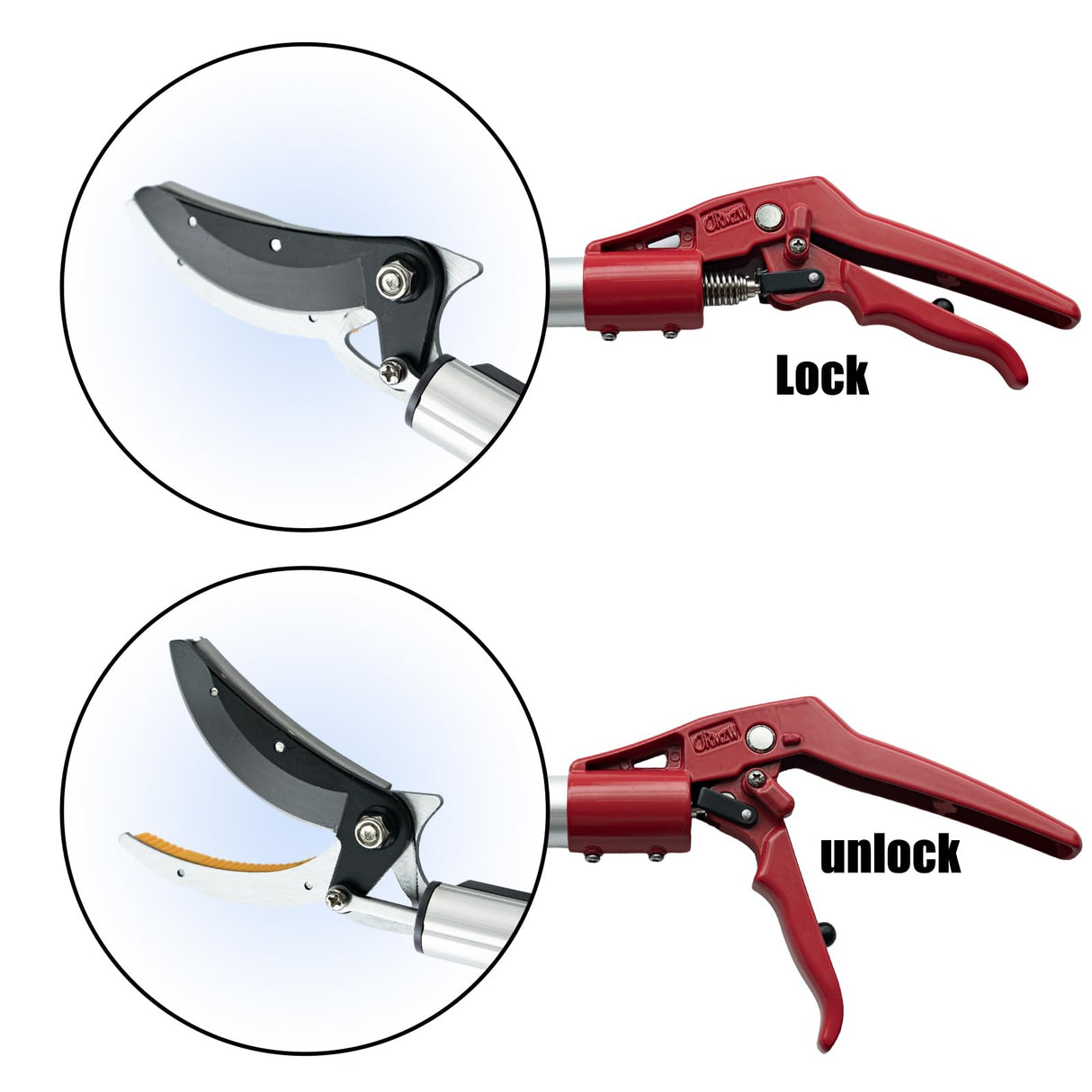 4.6-10 Ft Tree Trimmers Long Handle Pruner with Long Reach Tree Pruner Saw