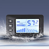 Kqcibz Electric Bike Ebike Replacement Controller G51 LCD Display 5Pin Electric Scooter Accelerator Waterproof Connector, Black