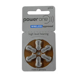 Size P312 Powerone Hearing Aid Batteries, 60 Count