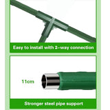 Cucumber Trellis for Raised Bed, U-Shape Garden Trellis for Climbing Plants Outdoor, Metal Arch Plant Support, Vegetables Trellis for Squash Grape Pea Bean Vines Flower (WxH=15.7x47inch)