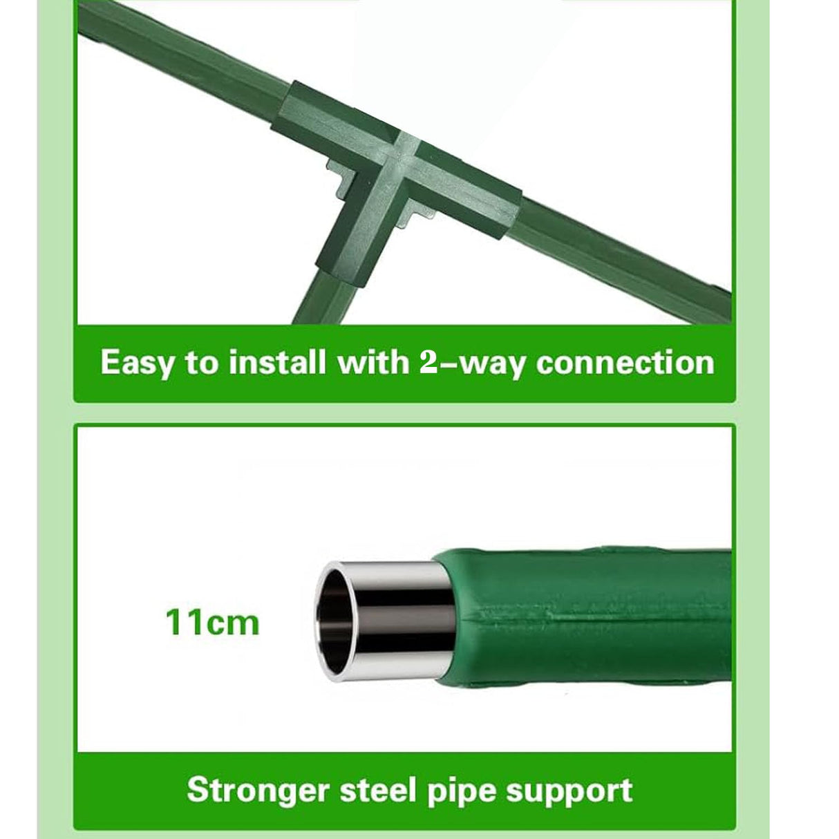 Cucumber Trellis for Plant Climbing- Cucumebr Arch Trelli for Flower Vine Vegetable Tomato Cage Raised Bed- Foldable Garden Tunnel Trellis (47x15.7in)