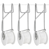 Yarlung 24 Pack Tomato Roller Hooks with 49.2 Feet String and 240 Pcs Clips for Tomato Support Trellis, Grape, Climbing Plants, Greenhouse, Flower Vine, Garden Twine Crop