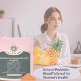 Premium Vital Nature Balance Feminine Gummies for Women's Sealed-1pack,Pineapple Feminine Gummies, Easy to Store, Help Unleash Confidence-60 Pieces