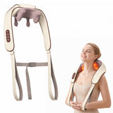 KppeX 6D Neck Massagers Pillow with Heat for Pain Relief Deep‑Tissue