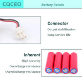 CQCEO Vacuum Battery Replacement for ILIFE A4s, A4s pro, A6, A7, A8, A9, V7, V7S, V7 PRO W450 Robotic Vacuum Cleaners 14.4V/3400mAh