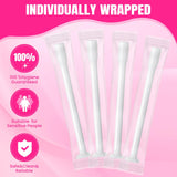 TENKAIWICK 100 Pack Disposable Vaginal Suppository Applicator for Women, Vaginal Applicator fits Size 0/00 Cap-Sules and Most Pills, Tablet Suppositories, Individually Wrapped