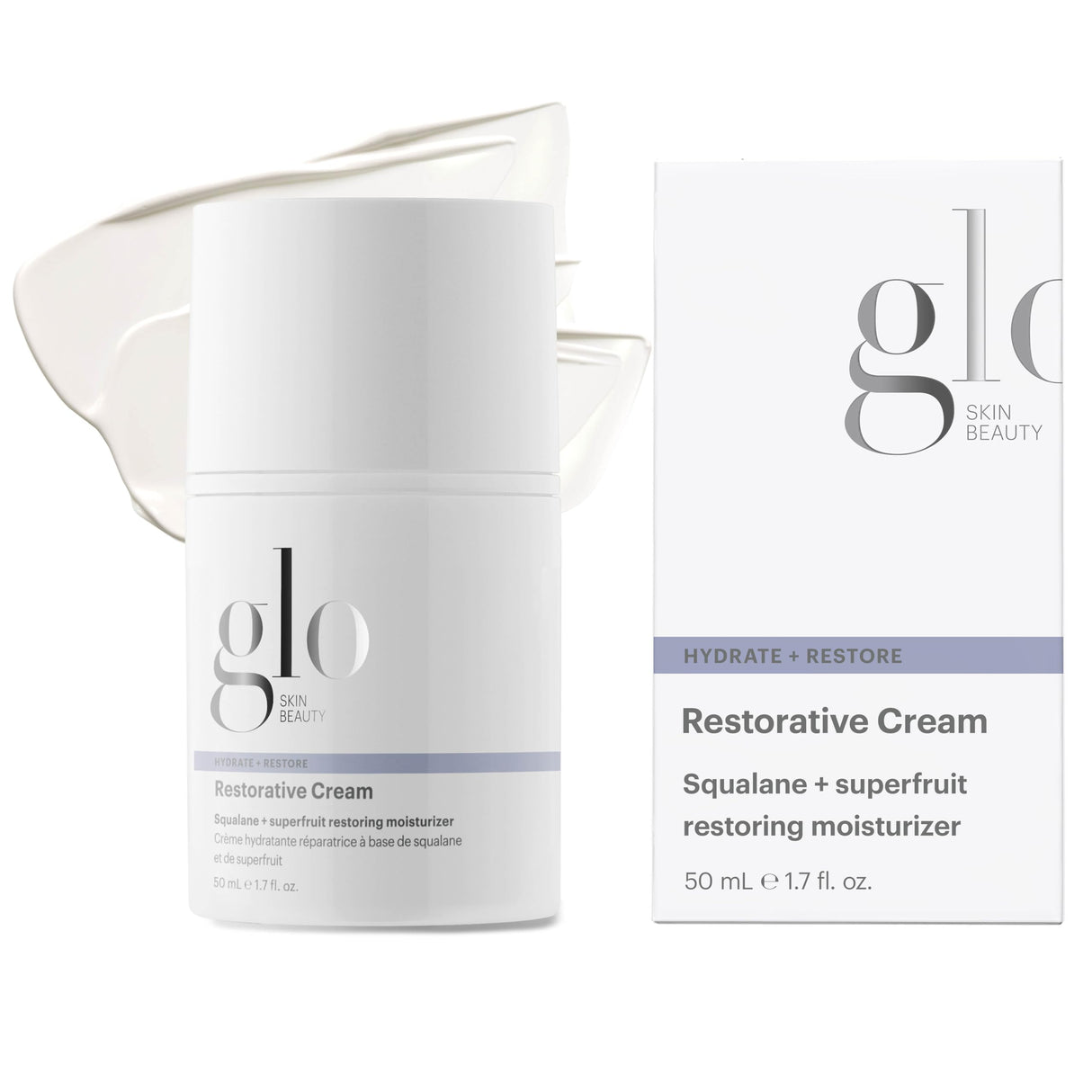 Glo Skin Beauty Restorative Cream - Repair, Soothe and Moisturize Stressed Out, Dehydrated or Dry Skin - Protects Against Signs of Aging