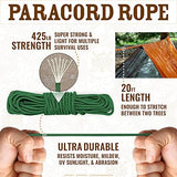 World's Toughest Ultralight Survival Tent • 2 Person Mylar Emergency Shelter Tube Tent + Paracord • Year-Round All Weather Protection for Hiking, Camping, & Outdoor Survival Kits