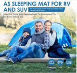 Kingfun Memory Foam Camping Sleeping Pad, CertiPUR-US Camping Mattress Waterproof Roll Up Mattress Guest Bed, Thick Floor Sleeping Mat for Car Truck Tent for Adults with Travel Bag