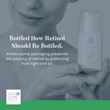 Green Cream Retinol, Level 9, High Potency, Airless Pump, 1 Ounce